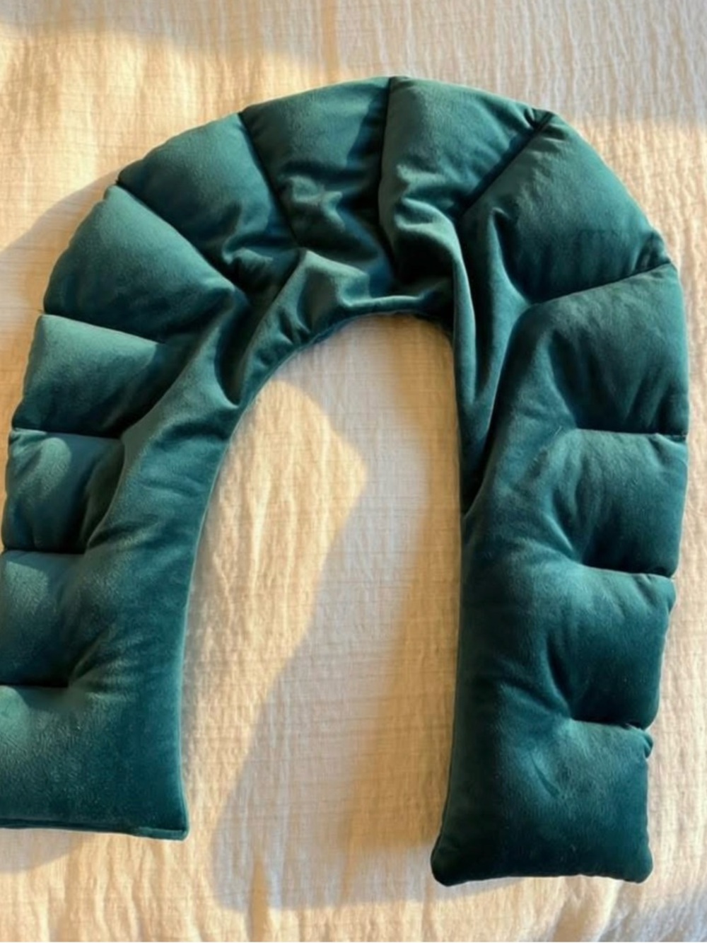 Velvet neck wrap